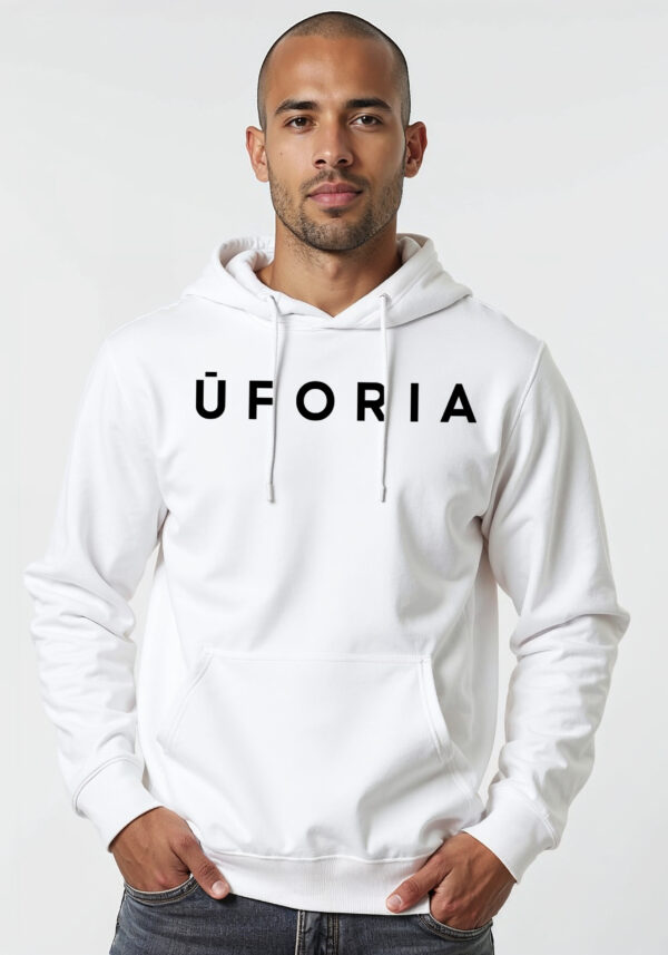 Uforia - Men's White Hoodie