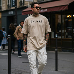 Uforia - Men's Tan Tee